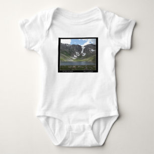 Mountain Lake on Mt. Evans in Colorado Baby Bodysuit