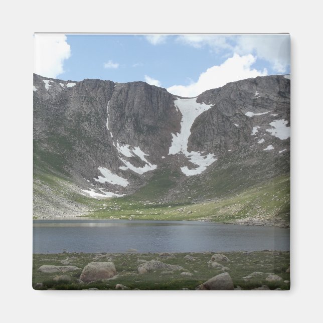 Mountain Lake on Mt. Evans in Colorado Magnet (Front)