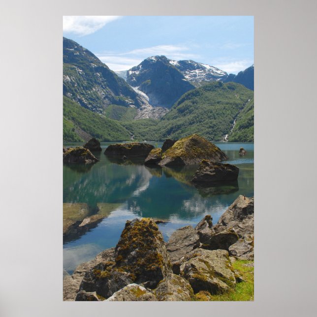 Mountain Lake Poster (Front)