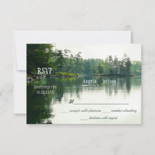 Mountain Lake reflection RSVP