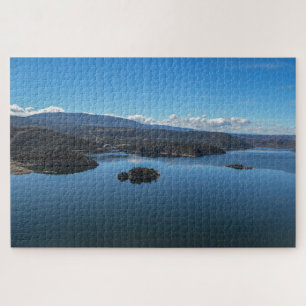 Mountain Lake Reflection Utah Scenics USA Nature Jigsaw Puzzle
