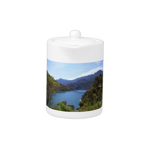Mountain & Lake Tea Pot by IreneDesign2011