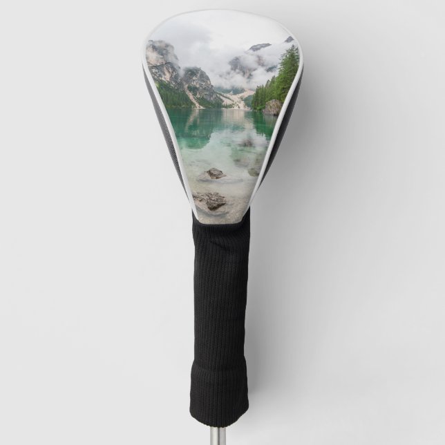 Mountain Lake View Golf Head Cover (Front)