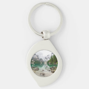 Mountain Lake View Key Ring