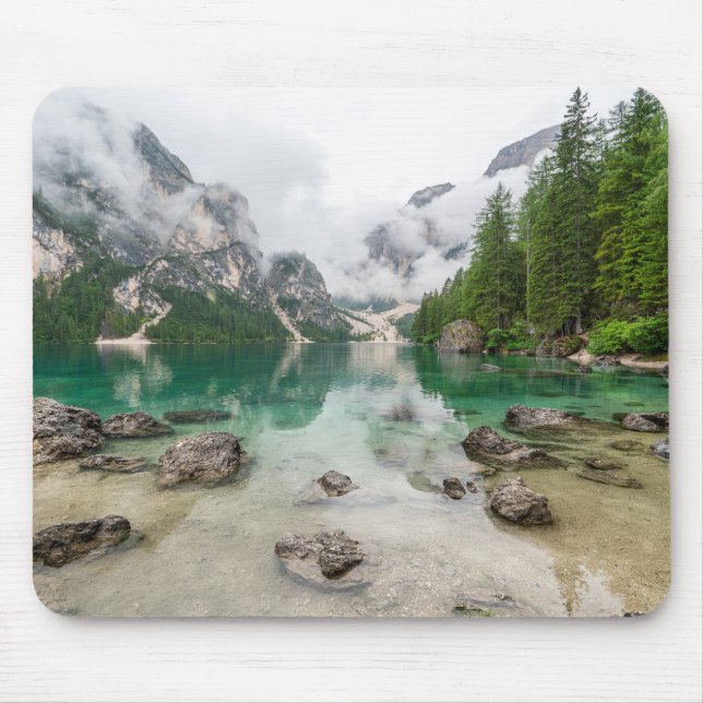 Mountain Lake View Mouse Mat (Front)