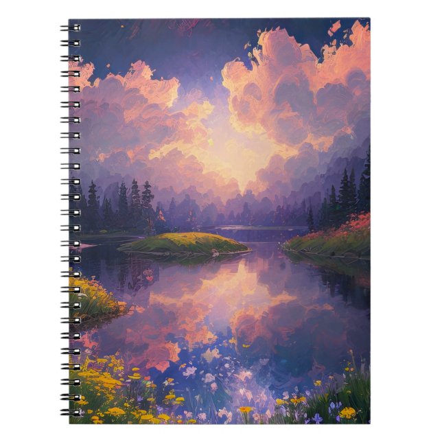 Mountain Lake's Kaleidoscope Notebook (Front)