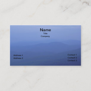 Mountain Landscape Business Card