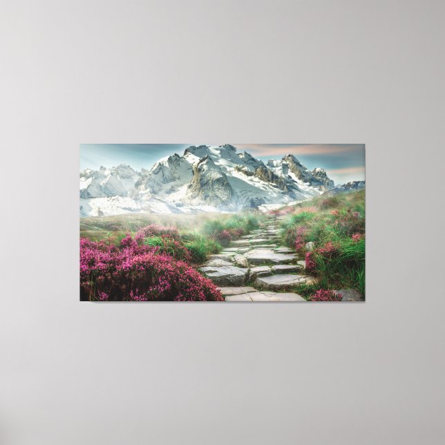 Mountain Landscape Canvas Print (Front)