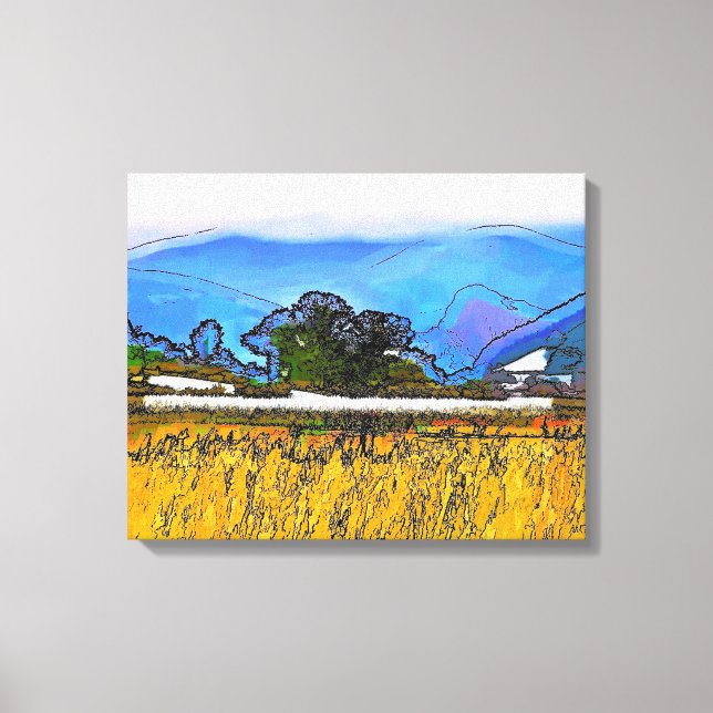 MOUNTAIN LANDSCAPE CANVAS PRINT (Front)