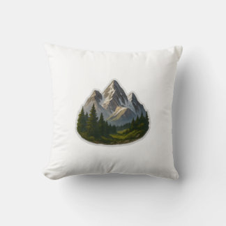 Mountain Landscape Design Cushion