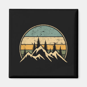 Mountain Landscape Forest Trees Nature Wildlife Magnet