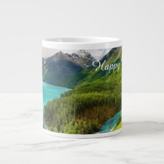 Mountain Landscape Happy Coffee Mug