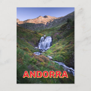 Mountain Landscape In Andorra Postcard