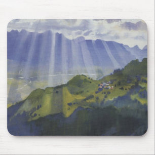 Mountain Landscape in Switzerland (Serebriakova) Mouse Mat