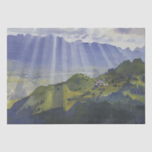 Mountain Landscape in Switzerland (Serebriakova) Tissue Paper