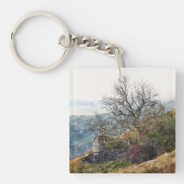 MOUNTAIN LANDSCAPE KEY RING (Front)