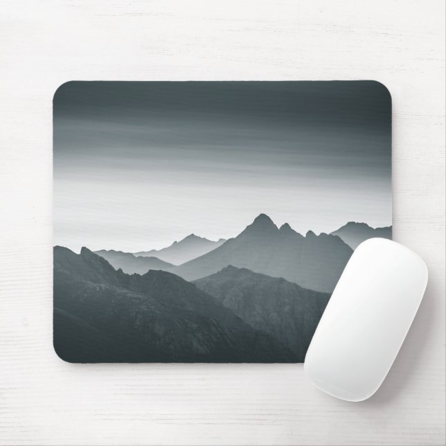 Mountain Landscape Photo Mouse Mat (With Mouse)