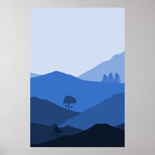 Mountain Landscape Poster (Front)