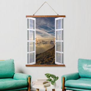  Mountain Landscape Sunset Hanging Tapestry