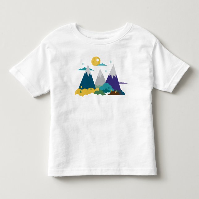 Mountain Landscape Toddler T-Shirt (Front)