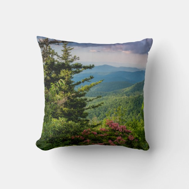 Mountain Laurel at Sunrise Cushion (Front)