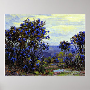 Mountain Laurel in Bloom, beautiful painting Poster
