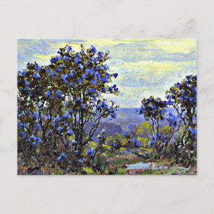 Mountain Laurel in Bloom, fine art painting Postcard