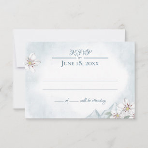 Mountain Laurel Wedding Response Card