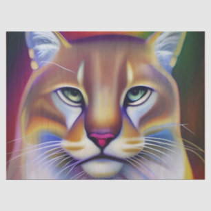 Mountain Lion Art  Tissue Paper
