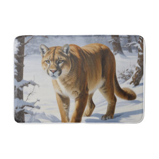 Mountain Lion Bath Mat