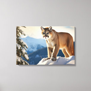 Mountain Lion Canvas Art