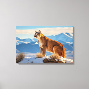 Mountain Lion Canvas Art