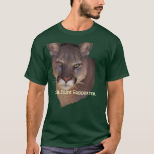 MOUNTAIN LION Cougar, Big Cat Wildlife T-Shirt