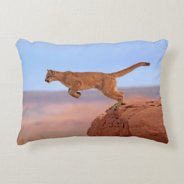 Mountain Lion Decorative Cushion (Front)