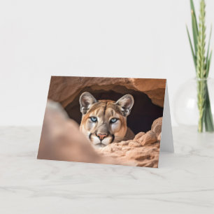Mountain Lion Greeting Card