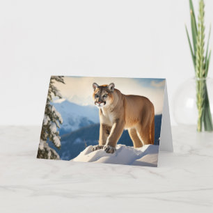 Mountain Lion Greeting Card