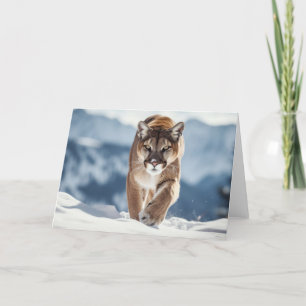 Mountain Lion Greeting Card