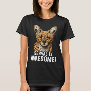 Mountain Lion Ohio Wild Cat Amiry Serval Cat T-Shirt