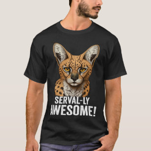 Mountain Lion Ohio Wild Cat Amiry Serval Cat T-Shirt