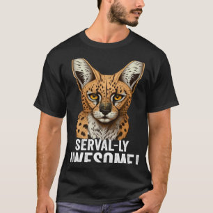 Mountain Lion Ohio Wild Cat Amiry Serval Cat T-Shirt