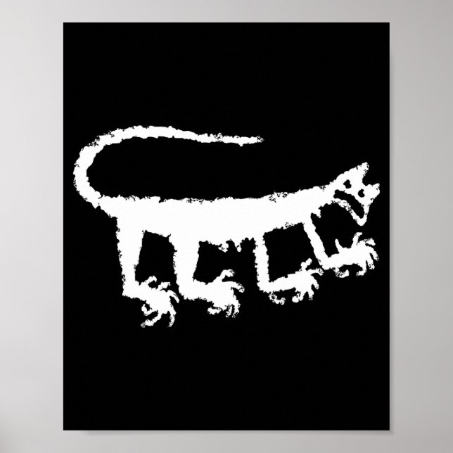 Mountain Lion Petroglyph _1  Poster (Front)