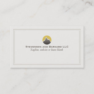 Mountain Logo Business Card