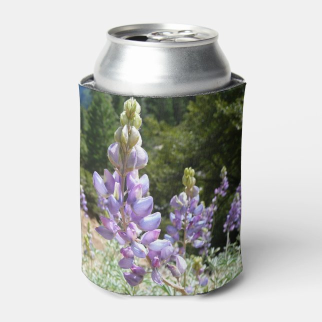 Mountain Lupins at Yosemite Can Cooler (Can Front)