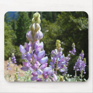 Mountain Lupins at Yosemite Mouse Mat