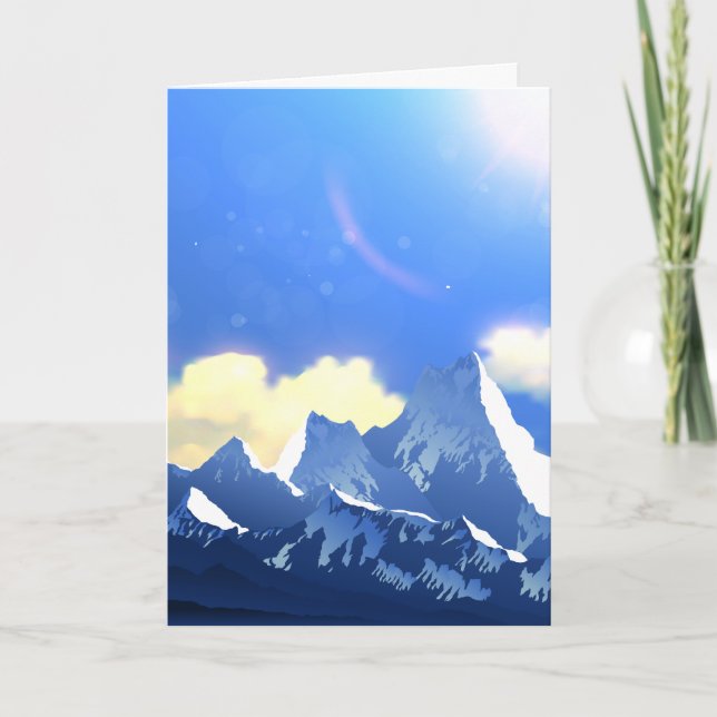 Mountain Majestic Invitation (Front)