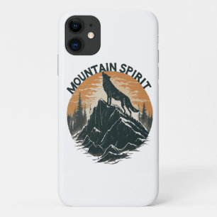 Mountain Majesty Wolf Howling on the Peak iPhone 11 Case