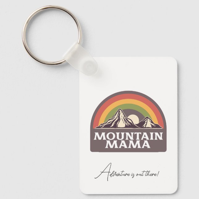 Mountain mama Adventure Keychain (Front)