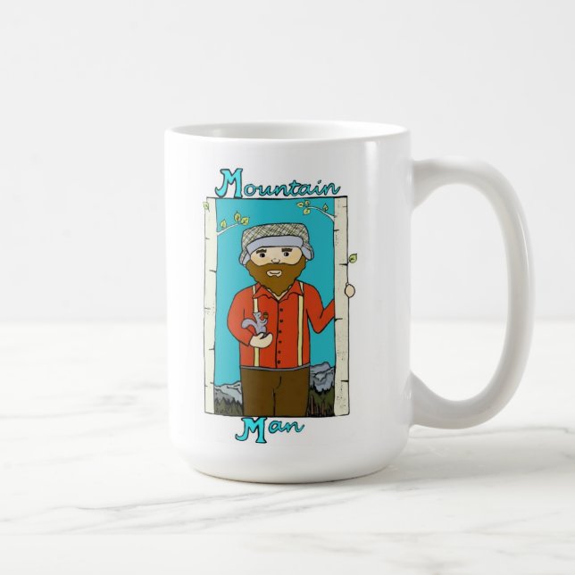 Mountain Man Coffee Mug (Right)