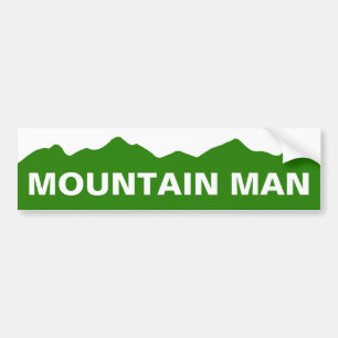 Mountain Man Colorado Bumper Sticker