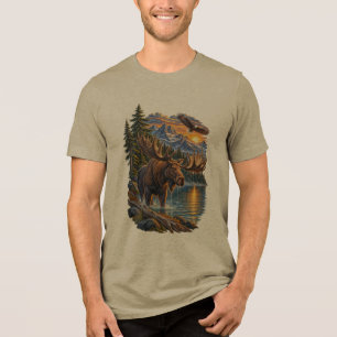 Mountain Monarch – Vintage Moose Wilderness Tri-Blend Shirt
